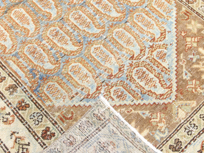 Semi Antique Persian Melayer Runner 34 x 167 