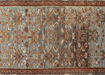 Semi Antique Persian Melayer Runner 42 x 163 