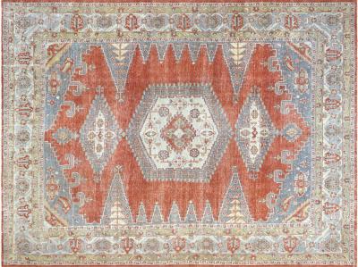 Semi Antique Persian Tabriz Rug 101 x 134 