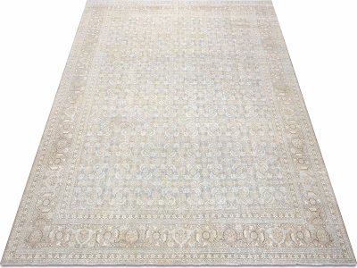 Semi Antique Persian Tabriz Rug 101 x 138 