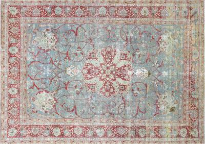 Semi Antique Persian Tabriz Rug 101 x 14