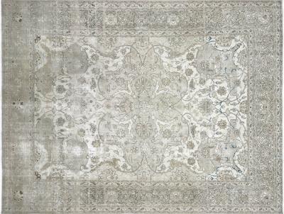 Semi Antique Persian Tabriz Rug 102 x 134 
