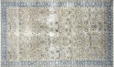 Semi Antique Persian Tabriz Rug 108 x 184 