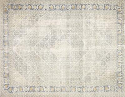 Semi Antique Persian Tabriz Rug 114 x 147 