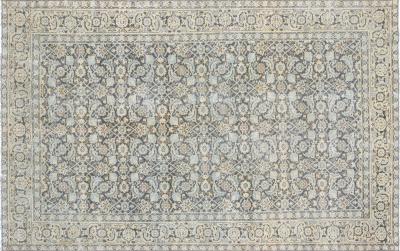 Semi Antique Persian Tabriz Rug 6 x 95 