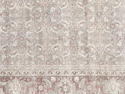 Semi Antique Persian Tabriz Rug 72 x 1010 