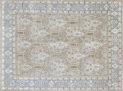 Semi Antique Persian Tabriz Rug 73 x 99 