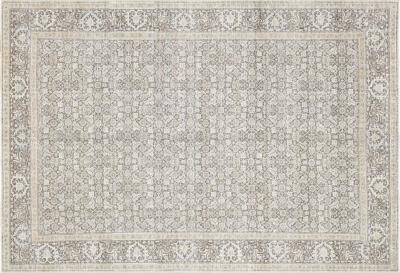 Semi Antique Persian Tabriz Rug 76 x 10 9 