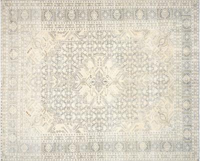 Semi Antique Persian Tabriz Rug 85 x 105 