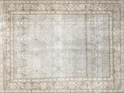 Semi Antique Persian Tabriz Rug 90 x 120 