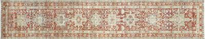 Semi Antique Persian Tabriz Runner 27 x 141 
