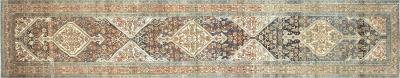 Semi Antique Persian Tabriz Runner 31 x 163 