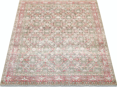 Semi Antique Persian Yazd Rug 75 x 1010 