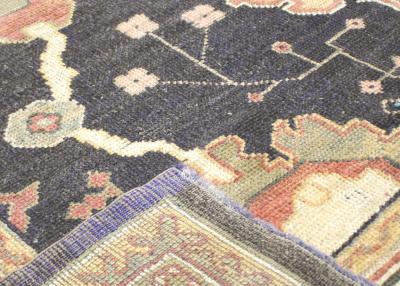 Semi Antique Turkish Oushak Rug 114 x 139 