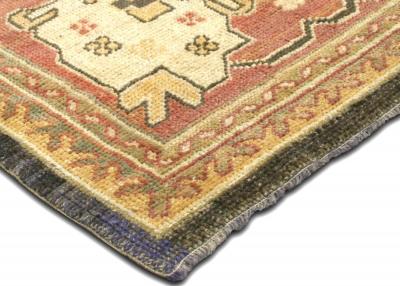 Semi Antique Turkish Oushak Rug 114 x 139 