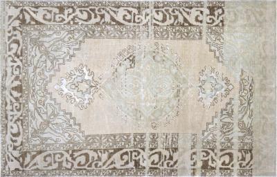 Semi Antique Turkish Oushak Rug 51 x 710 