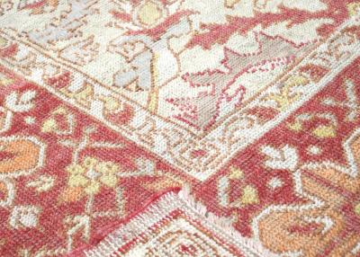 Semi Antique Turkish Oushak Rug 83 x 127 