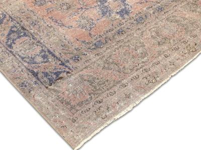 Semi Antique Turkish Oushak Rug 87 x 174 