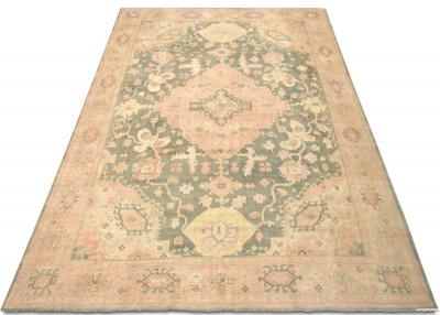 Semi Antique Turkish Oushak Rug 92 x 125 