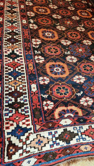 Semi antique Varamin Persian rug 1940s