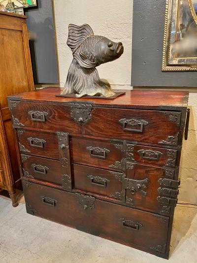 Sendai Tansu Meiji Period