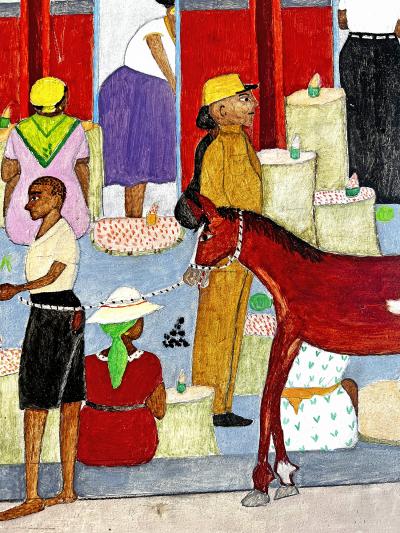 Seneque Obin March Cluny Market at Cap Haitien Haitian Street