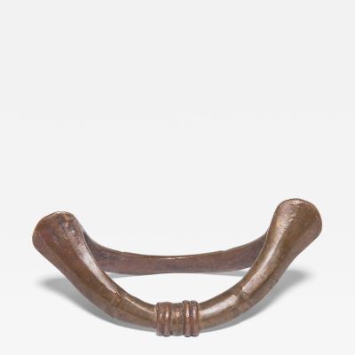 Senufo Copper Reeds Currency Bracelet