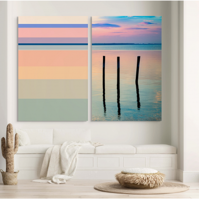 Serge Hamad Temporal Perception 109 Diptych Abstract photography 2019