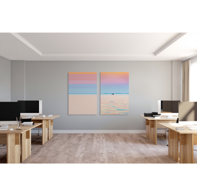 Serge Hamad Temporal Perception 114 Diptych Abstract photography 2019