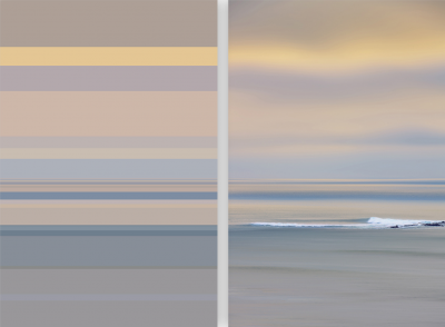 Serge Hamad Temporal Perception Petite Vague Diptych Abstract photography 2018