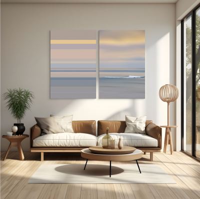 Serge Hamad Temporal Perception Petite Vague Diptych Abstract photography 2018