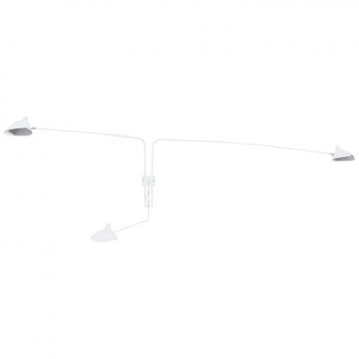 Serge Mouille 3 Rotating Arm Wall Sconce By Serge Mouille