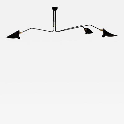 Serge Mouille Serge Mouille 3 Rotating Arm Ceiling Lamp