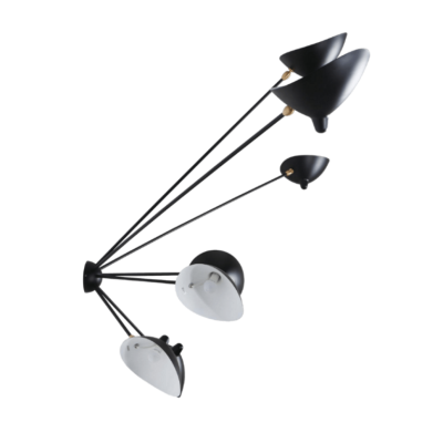 Serge Mouille Serge Mouille 7 Arm Spider Sconce