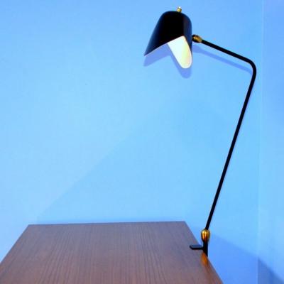 Serge Mouille Serge Mouille Agrafee Double Swivel Desk Lamp