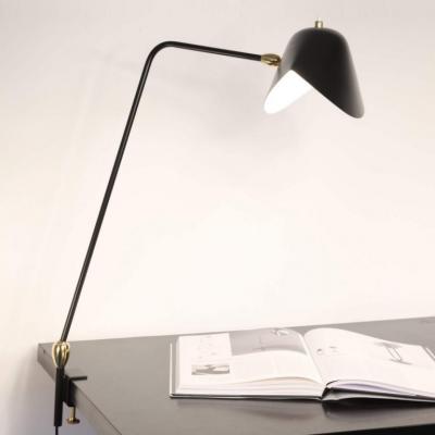 Serge Mouille Serge Mouille Agrafee Double Swivel Desk Lamp