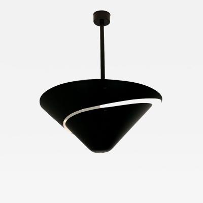 Serge Mouille Serge Mouille Black or White Large Snail Ceiling Lamp