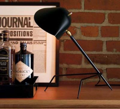 Serge Mouille Serge Mouille Lampe Tripode Table Lamp
