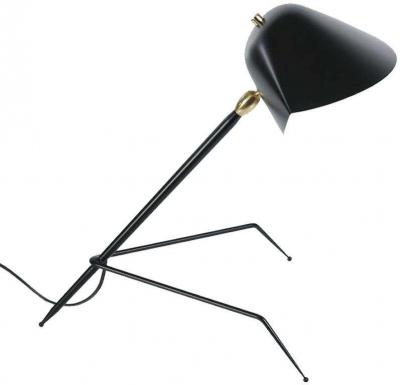 Serge Mouille Serge Mouille Lampe Tripode Table Lamp