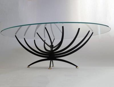 Serge Mouille Serge Mouille Twisted Table in Black