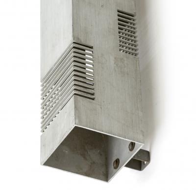 Serge Mouille Serge Mouille style pair of vintage brushed steel in vintage condition