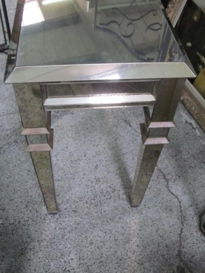 Serge Roche 1 French Art Deco Style Mirror Consoles or Vanity in Manner of Serge Roche