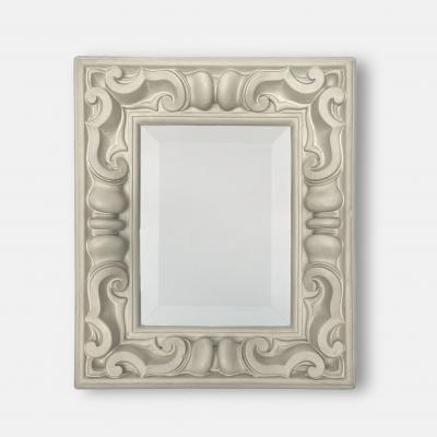 Serge Roche 1940s Plaster Mirror in the manner of Serge Roche