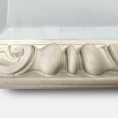 Serge Roche 1940s Plaster Mirror in the manner of Serge Roche