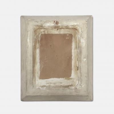 Serge Roche 1940s Plaster Mirror in the manner of Serge Roche