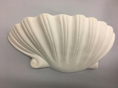 Serge Roche 2 Pairs Mid Century Modern Plaster Shell Wall Sconces Attributed to Serge Roche