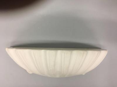 Serge Roche 2 Pairs Mid Century Modern Plaster Shell Wall Sconces Attributed to Serge Roche