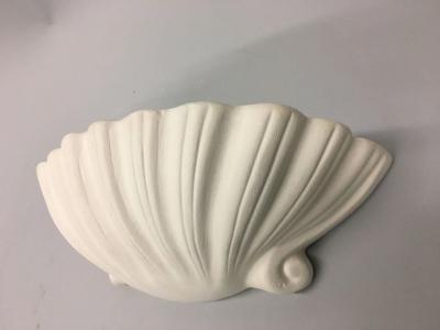 Serge Roche 2 Pairs Mid Century Modern Plaster Shell Wall Sconces Attributed to Serge Roche