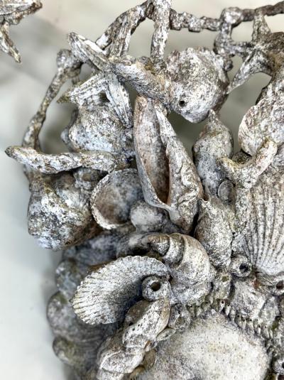 Serge Roche PAIR of French Shell Plaster Sconces Serge Roche for Maison Jansen 1930 1940