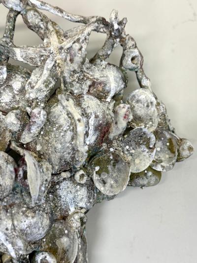 Serge Roche PAIR of Rare French Shell Plaster Sconces by Serge Roche Maison Jansen 1935